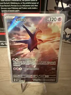 Latios Pokemon Card Holo Rare Basic 120 HP Psychic Type 203/191 - Image 1
