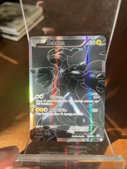 Zekrom 114/114 Black & White Base Full Art Holo Rare Pokemon Card - NM/LP - Image 3