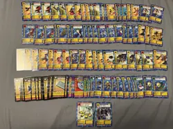 Bandai Digimon Trading Card Series 2 97 Card Lot! 2 Rares! - Image 1