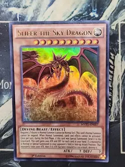 Yu-Gi-Oh Slifer the Sky Dragon TCG Card MVP1-EN057 First Edition - Image 1