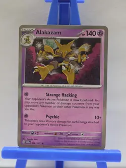 Alakazam Cosmos Holo Twilight Masquerade Rare Card 082/167 Sv06 - Image 1