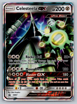 Celesteela GX SM67 Black Star Promo Pokemon Card Ultra Rare 2017 Near Mint NM - Image 1