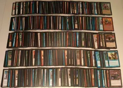 Vintage 1998 MTG Magic the Gathering Urza's Saga 1000 Card Collection Lot - Image 1