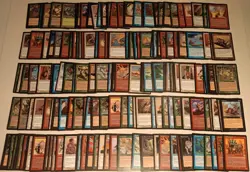 Vintage 1998 MTG Magic the Gathering Urza's Saga 1000 Card Collection Lot - Image 5