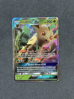 Pokemon Leafeon GX SM146 Holo Card SM Promos - Image 1