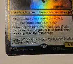 Doctor Octopus, Master Planner 0128 Mythic Marvel's Spider-Man Foil MTG - Image 3