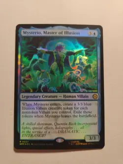 Foil Mysterio, Master of Illusion #0037 | NM | Marvel's Spider-Man Magic MTG - Image 1