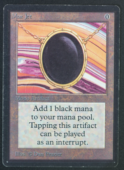 Mox Jet Beta MTG Card Magic: the Gathering 1993 Power 9 - Image 1