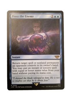 MTG LOTR: Press the Enemy (Instant) Regular Rare 0065 - Image 1