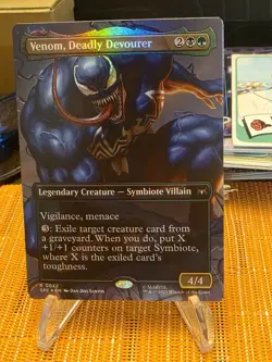 MTG Spiderman Venom Deadly Devourer Foil.. - Image 1