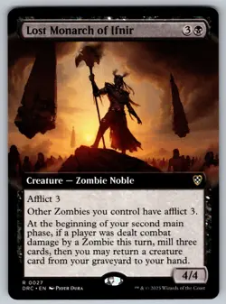 Lost Monarch of Ifnir (Extended Art) R Commander: Aetherdrift # 27 NM Normal - Image 1