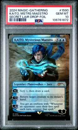 2024 MTG SECRET LAIR DROP FOIL #1590 KAITO, MYSTERIOUS MAESTRO PSA 10 - Image 1
