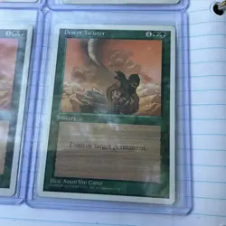 Lot of (4) 1995 Magic The Gathering MTG Desert Twister - 4th Edition Authentic - Image 3
