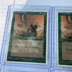 Lot of (4) 1995 Magic The Gathering MTG Desert Twister - 4th Edition Authentic - Image 5