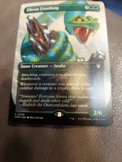 Ohran Frostfang (Borderless) Commander Masters Regular - Image 1
