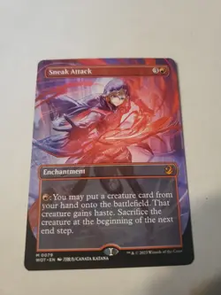 Sneak Attack (Anime Borderless) Wilds of Eldraine: Enchanting Tales Regular - Image 1