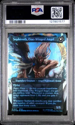 2025 MTG SEPHIROTH FABLED SOLDIER/SEPHIROTH ONE-WINGED ANGEL PSA 10 - Image 2