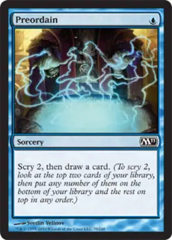 [1x] Preordain Near Mint, English Magic 2011 MTG Magic - Image 1