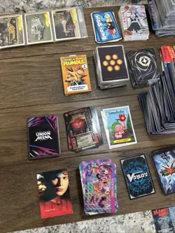 VTG Card Collection Lot Around 3000 Lorcana Star Wars One Piece Japanese - Image 2