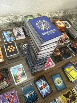 VTG Card Collection Lot Around 3000 Lorcana Star Wars One Piece Japanese - Image 4