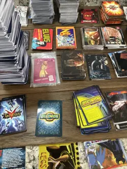 VTG Card Collection Lot Around 3000 Lorcana Star Wars One Piece Japanese - Image 5