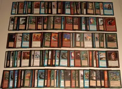 Vintage 1998 MTG Magic the Gathering Exodus 1000 Card Collection Lot - Image 5