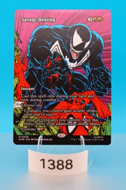 MTG Savage Beating (Borderless) Marvel Universe Eternal-Legal Regular #26 - Image 1