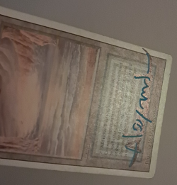 Underground Sea Signed MTG Magic the Gathering Revised Reserved List Dual Land - Image 4