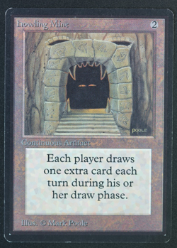 Howling Mine Beta MTG Card Magic: the Gathering 1993 - Image 1