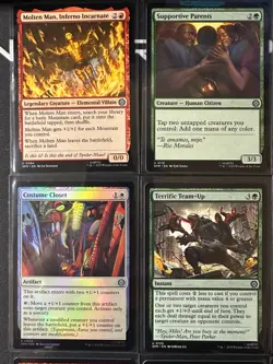 Magic The Gathering - Marvel's Spider-Man 22 Rare & Uncommon Card Lot - Image 2