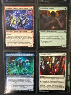 Magic The Gathering - Marvel's Spider-Man 22 Rare & Uncommon Card Lot - Image 3