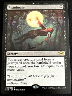 1x MTG Reanimate - Commander Collection: Black (CC2) #5 - Image 1