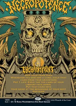 1x Necropotence NM-Mint, English Secret Lair MTG Magic - Image 1