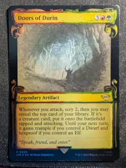 Doors of Durin - Foil Showcase Scroll - LOTR: Tales of Middle Earth (MTG) - Image 1