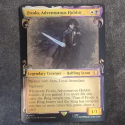 Frodo, Adventurous Hobbit - Foil Showcase Scrolls - Tales of Middle Earth (MTG) - Image 1