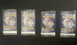Pokemon TCG 1999 WOTC Black Star 1st Movie Sealed Promo Packs Full Set NM - Image 2
