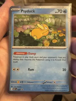 Pokemon TCG Psyduck MEP 007 Mega Evolution Blister Promo - Image 1