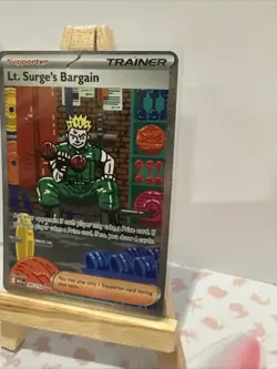 Lt. Surge's Bargain Mega Evolutions 185/132 Pokemon Special Illustration Rare - Image 3