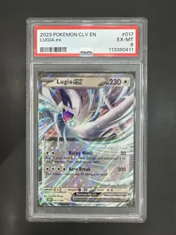 2023 POKEMON CLV CLASSIC VENUSAUR & LUGIA ex DECK CLV 17 LUGIA ex - PSA 6 - Image 1