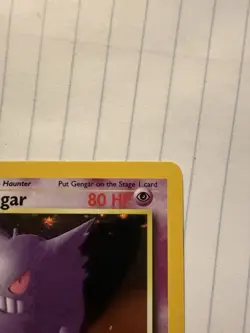 Pokemon TCG Fossil Gengar Holo - MP - Rare First Edition LP 5/62 - Image 2