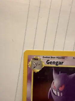 Pokemon TCG Fossil Gengar Holo - MP - Rare First Edition LP 5/62 - Image 5