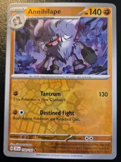 Annihilape 100/191 Reverse Holo Uncommon Scarlet & Violet Surging Sparks Pokemon - Image 1