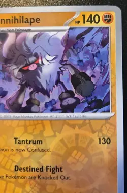 Annihilape 100/191 Reverse Holo Uncommon Scarlet & Violet Surging Sparks Pokemon - Image 3