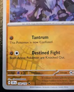 Annihilape 100/191 Reverse Holo Uncommon Scarlet & Violet Surging Sparks Pokemon - Image 4