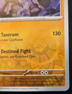 Annihilape 100/191 Reverse Holo Uncommon Scarlet & Violet Surging Sparks Pokemon - Image 5