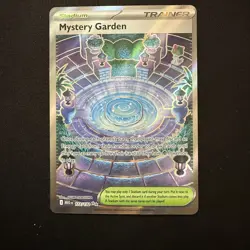 Pokemon TCG Mystery Garden Trainer Card Holo Rare NM 172/132 Mega Evolution - Image 1