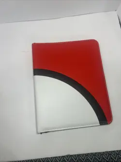 Pokemon Pokeball 9 Card Page Zip Binder Great Condition - Image 1