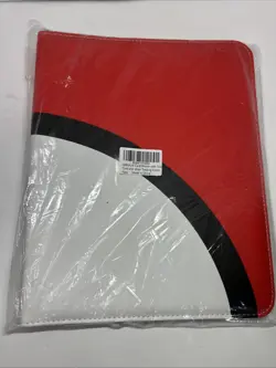 Pokemon Pokeball 9 Card Page Zip Binder Great Condition - Image 5