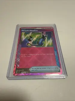 Pokemon TCG, Miracle Headset 183/191 - Surging Sparks - Ace Spec Trainer Card - Image 1