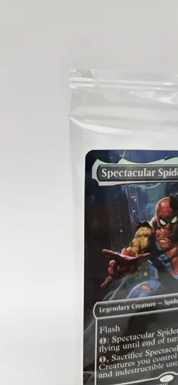 Magic The Gathering MTG Marvel Legends Spectacular Spider-Man Promo Card Sealed - Image 2